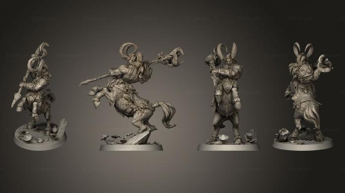 Military figurines (Centaur Druid, STKW_4210) 3D models for cnc