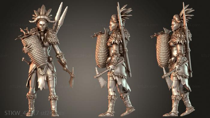 Barbarian Tribe Female Rider o