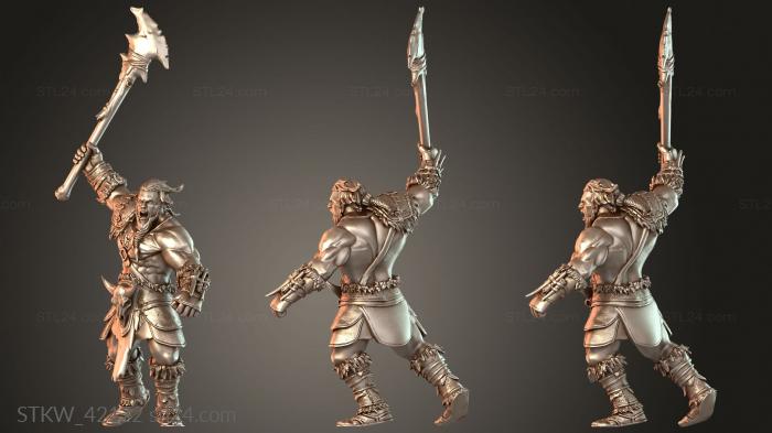 Barbarian Tribe Male Hammer
