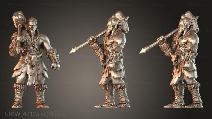 Barbarian Tribe Male Resting