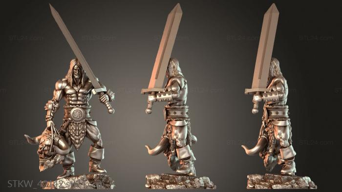 Barbarian with Sword