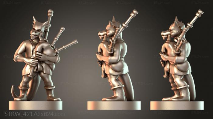 Bard Kobold with Bagpipes