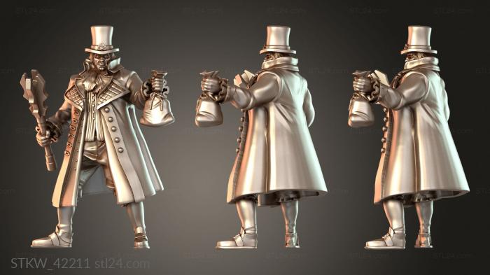 Baron Gregory with Mace