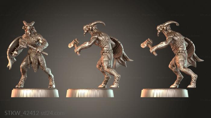 Military figurines (Beastkin Witherling Clone, STKW_42412) 3D models for cnc