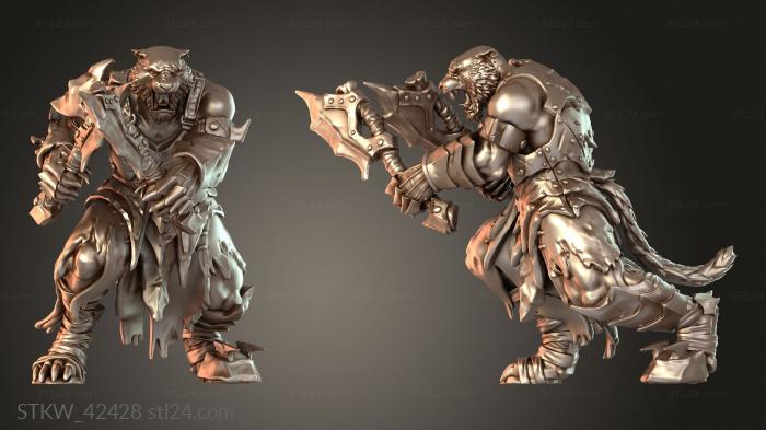 Beastmen Brutes with Axes