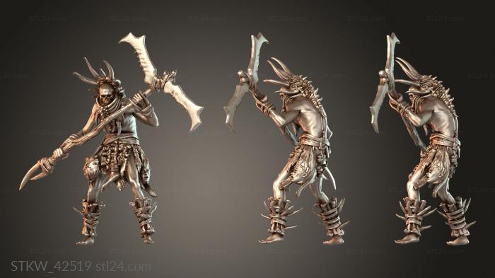 Military figurines (Berserk Xtreme, STKW_42519) 3D models for cnc