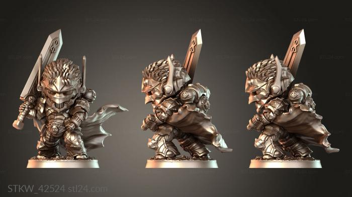 Military figurines (Berserker Bunny, STKW_42524) 3D models for cnc