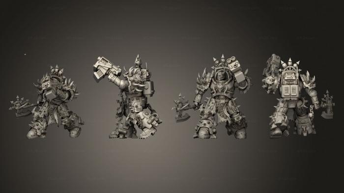 Military figurines (CHAOS ELECTUS C, STKW_4253) 3D models for cnc