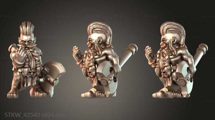 Berserker Dwarf Runeaxe