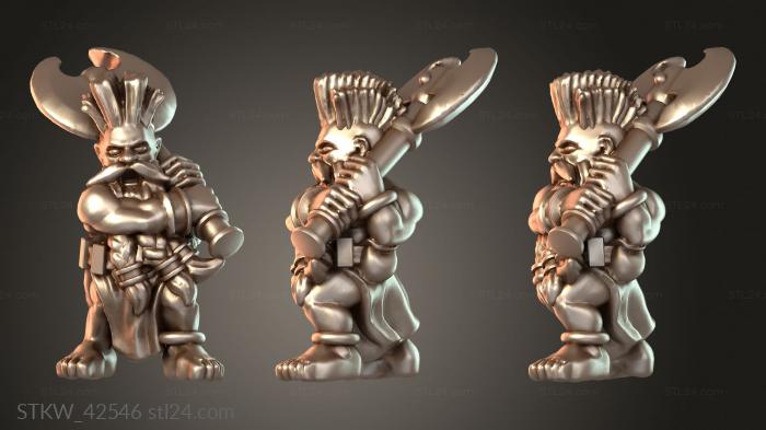 Berserker Dwarf Ashen
