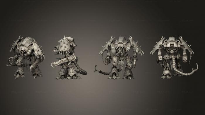 Military figurines (Chaos Titan, STKW_4261) 3D models for cnc