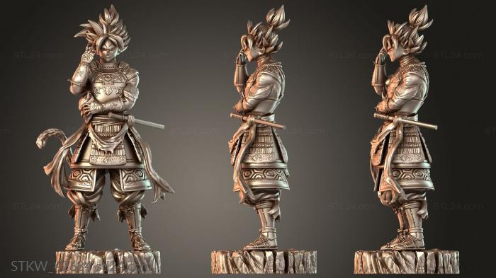 Black Goku Rose Samurai