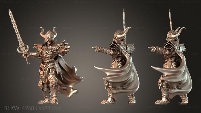 Black Guard Knight Pointing