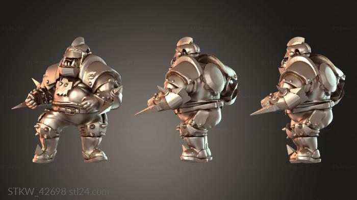 Black Orc Ork Blocker Recast