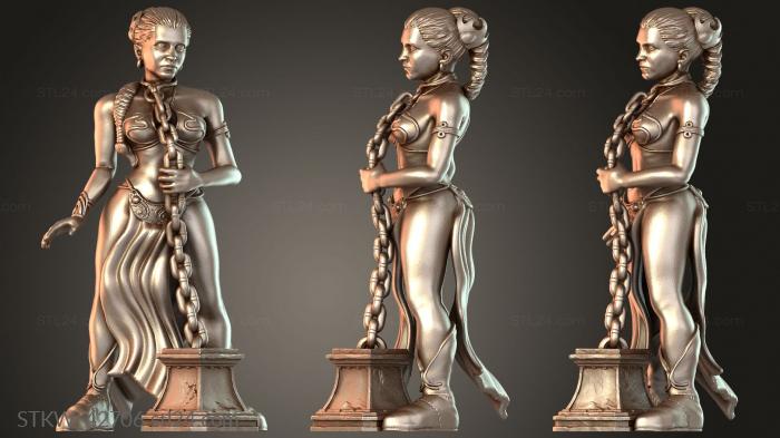 Military figurines (Black Remnant — Captured Princess, STKW_42706) 3D models for cnc