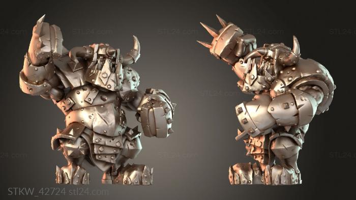 Military figurines (Black Rock Killaz TLM Fierce, STKW_42724) 3D models for cnc