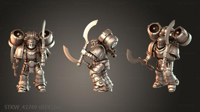 Military figurines (Blade Cabal Warborn, STKW_42749) 3D models for cnc