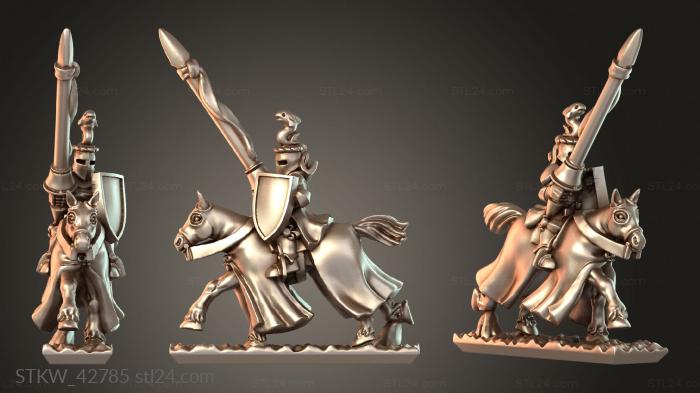 Military figurines (Blank Knight — Justice Variant, STKW_42785) 3D models for cnc