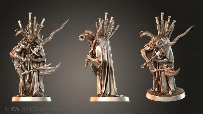 Military figurines (Blighted Ghoul, STKW_42809) 3D models for cnc