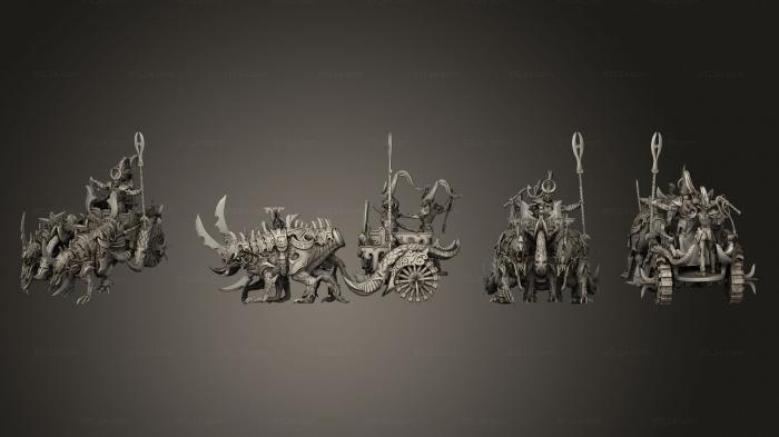 Military figurines (Chariot 23, STKW_4286) 3D models for cnc