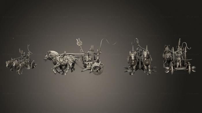 Military figurines (Chariot 232, STKW_4287) 3D models for cnc