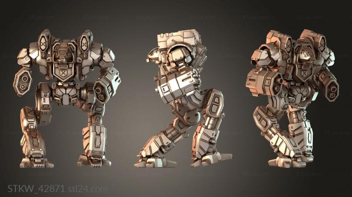 Military figurines (Blood Crimson Cobra Alpha, STKW_42871) 3D models for cnc