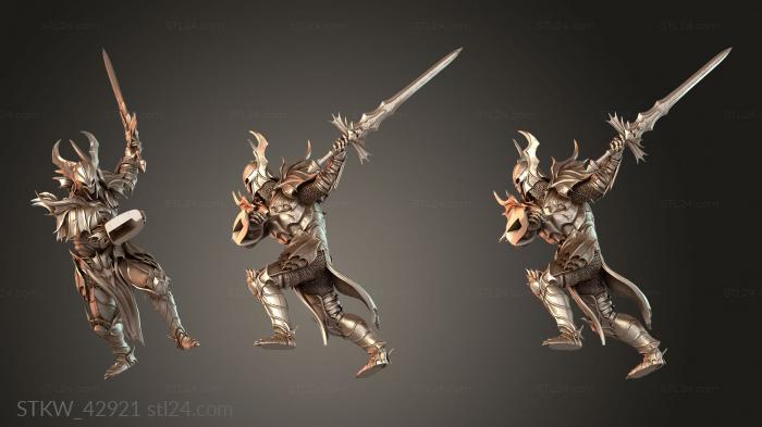 Bloodknight — Sword Guard Before