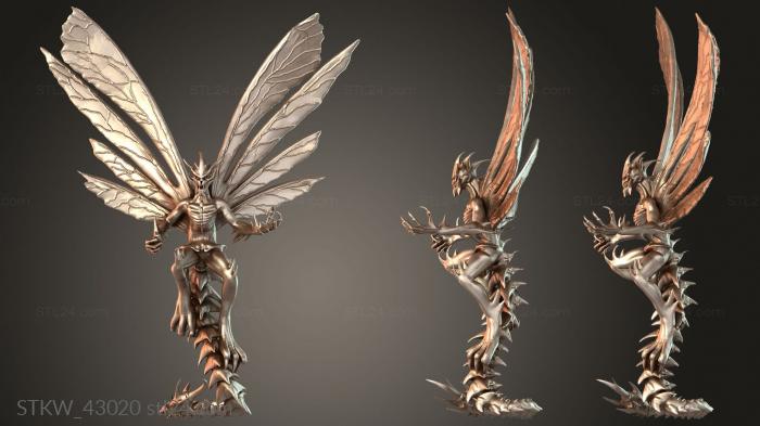 Bone Devil — Flying with Pole Stand