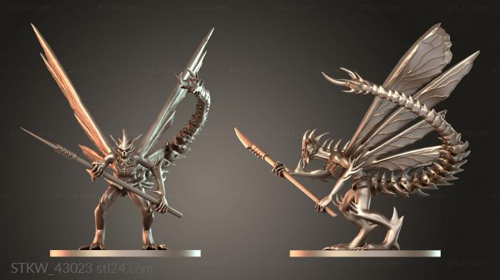 Bone Devil — With Polearm