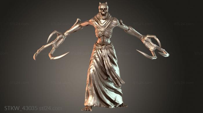 Military figurines (Boneclaw — Classic Screaming, STKW_43035) 3D models for cnc
