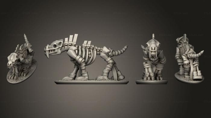 Military figurines (Chariot Lich Monster 02, STKW_4305) 3D models for cnc