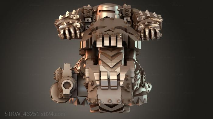 Military figurines (Brute Bug, STKW_43251) 3D models for cnc
