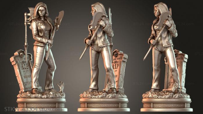 Military figurines (Buffy Arm, STKW_43304) 3D models for cnc