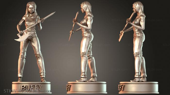 Military figurines (Buffy Figurine Summers, STKW_43305) 3D models for cnc