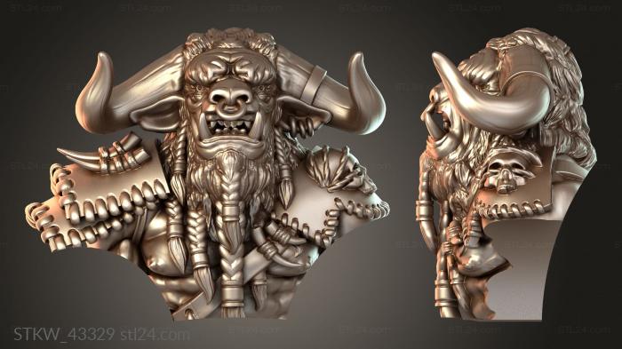 Bull Warrior Bust
