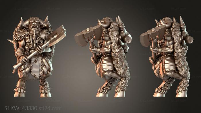 Bull Warrior with Axe