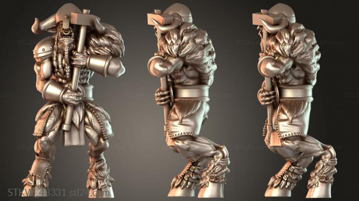 Bull Warrior with Hammer