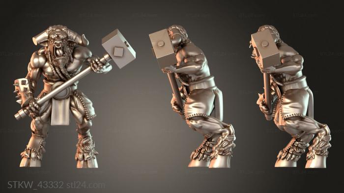 Bull Warrior with Heavy Hammer