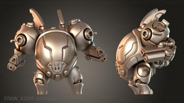 Bunnymecha with canopy