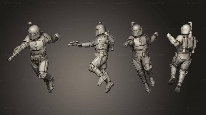 Military figurines (clan korrin warden 3, STKW_4337) 3D models for cnc