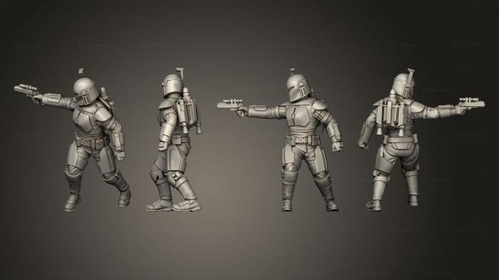 Military figurines (clan Korrin warden 9, STKW_4343) 3D models for cnc