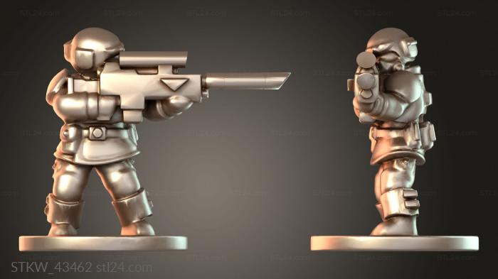 Cadian Infantry sniper standing