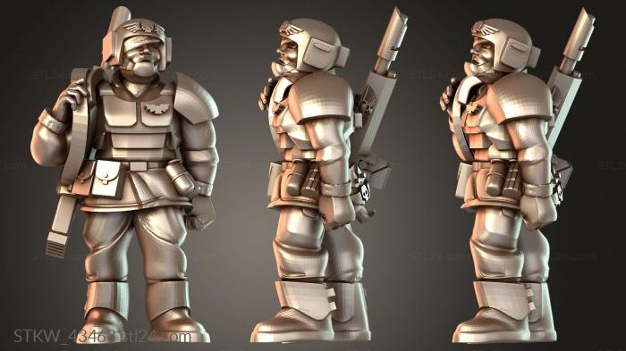 Cadian Infantry Squad Lasgun Angry Trooper Nimble