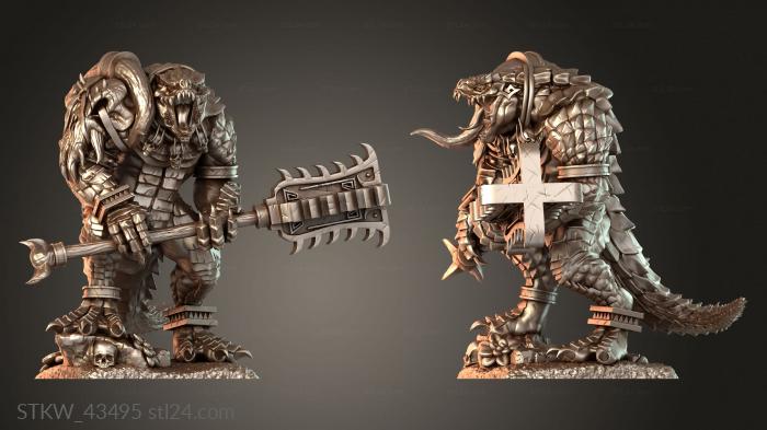 Military figurines (Caiman Hero, STKW_43495) 3D models for cnc
