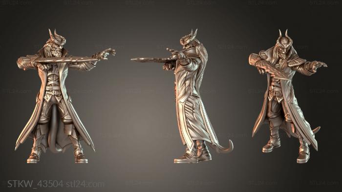 Caius Tiefling Hexblade Quiet