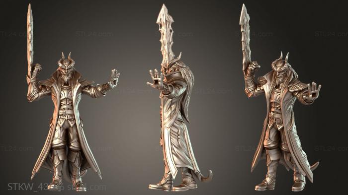 Caius Tiefling Hexblade Spell Alt