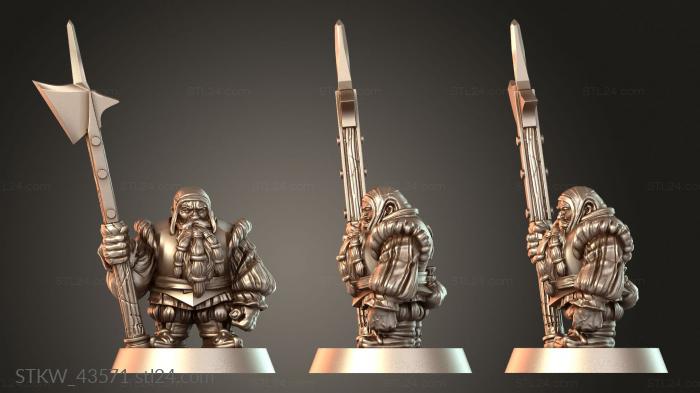 Capritor Dwarf Poleaxe Varied