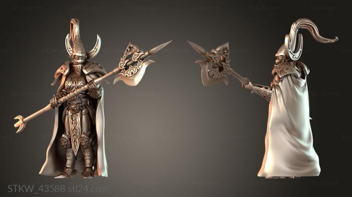 Military figurines (Captain Adventurous, STKW_43588) 3D models for cnc