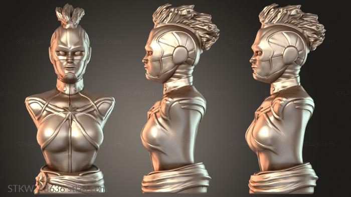 Captain Marvel Bust