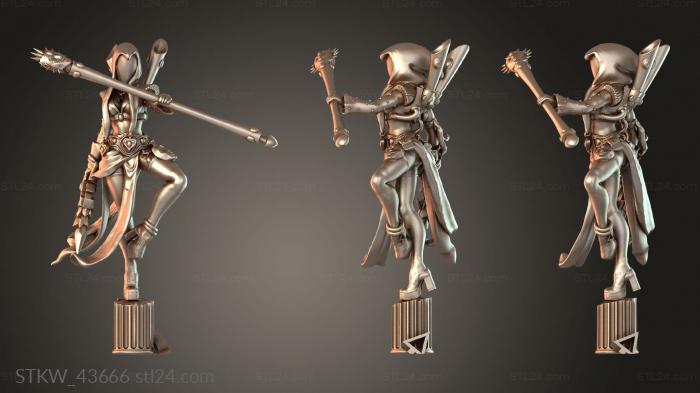 Military figurines (Carnivale Dark Seer Shadow, STKW_43666) 3D models for cnc